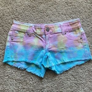 Like new! Tie Dye Shorts—Size 0